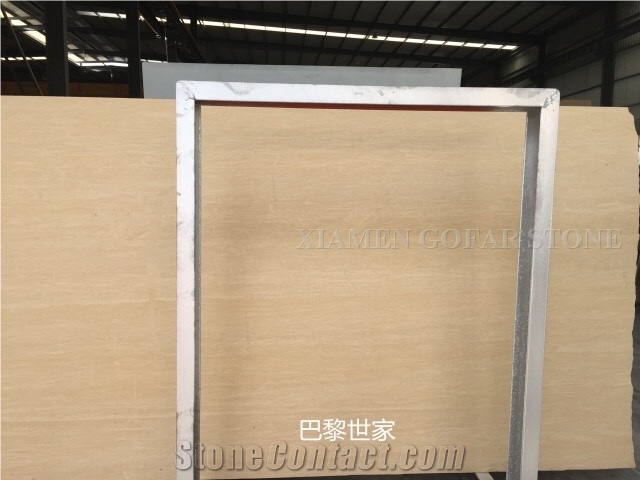 France White Sand Limestone Coral Honed Machine Cutting Tiles,Floor Pattern for Villa Exterior Stepping