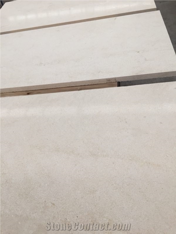 Poitier Beige Limestone Honed Tiles Slab,France Cream Coral Seashell Stone Panel for Villa Exterior Walling,Floor Covering Pattern Gofar
