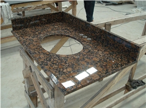 Baltic Brown Granite Kitchen Top,Countertop,Direct Factory with Ce Certificate,Cheap Price Good Quality Bench Top