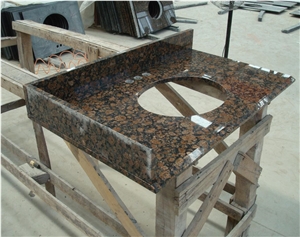 Baltic Brown Granite Kitchen Top,Countertop,Direct Factory with Ce Certificate,Cheap Price Good Quality Bench Top