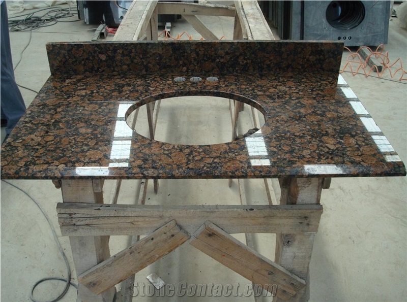 Baltic Brown Granite Kitchen Top,Countertop,Direct Factory with Ce Certificate,Cheap Price Good Quality Bench Top