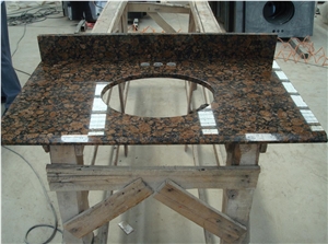 Baltic Brown Granite Kitchen Top,Countertop,Direct Factory with Ce Certificate,Cheap Price Good Quality Bench Top