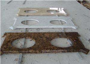 Beige Marble Vanity Top,Bathroom Countertop,Customized with Ce Certificate,Direct Factory Cheap Price Top Quality
