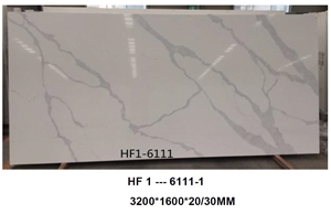 China Calacatta White Quartz Tile and Slab,Artificial Stone for Countertop Use,Direct Factory Various Colors Cheap Price with Ce Certificate