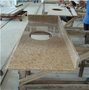 China G682 Yellow Granite Countertop,Kitchen Top,Direct Factory with Ce Certificate,Cheap Price Good Quality Bench Top Customized