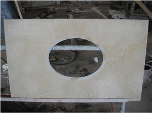 Egypt Beige Marble Kitchentop,Countertop,Direct Factory with Ce Certificate,Cheap Price Good Quality Bench Top Customized