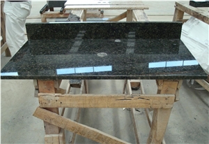 Leopard Skin Green Granite Kitchentop,Countertop,Direct Factory with Ce Certificate,Cheap Price Good Quality