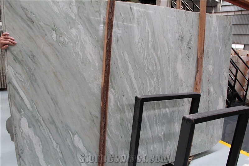 Light Blue,Light Green Marble,Wall and Floor Covering Tiles,Natural Stone Polished Big Slabs