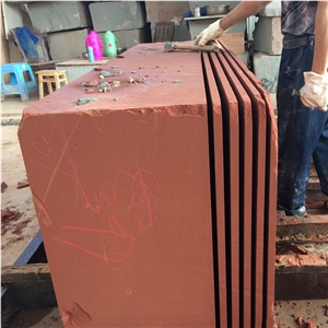 Natural Red Sandstone for Building Hand Made Stone Sculpture