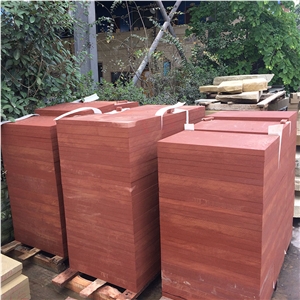 Natural Red Sandstone for Building Hand Made Stone Sculpture