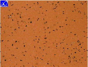 Artificial Orange Quartz Stone Slab