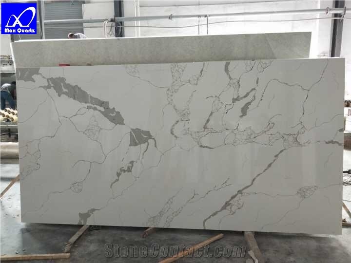 Quartz Calacatta Statuario Stone Slabslp-Hc002 Calacatta White Marble,Tiles Engineered Stone,Artificial Stone Slabs for Hotel Kitchen,Backsplash