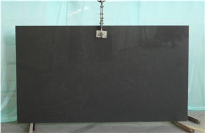 Marble Look Artificial/Engineered Grey Quartz Stone Slabs, White Veins, 2cm,3cm