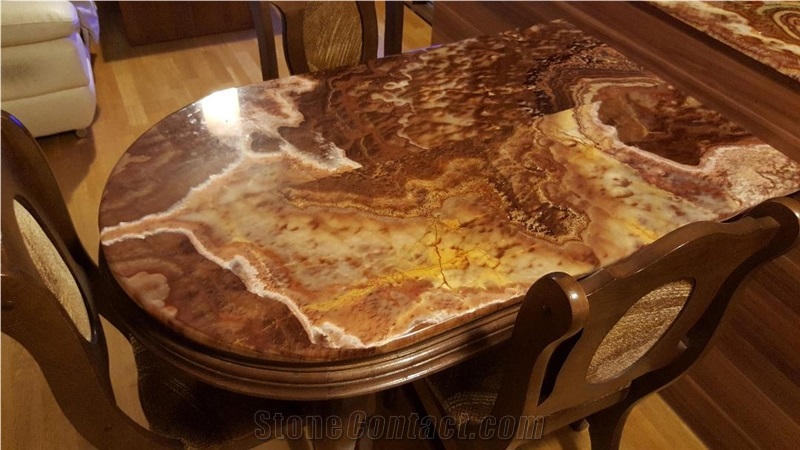 Brown Onyx Tabletop