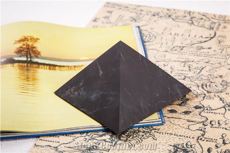 Pyramid Matt Shungite Natural Stone