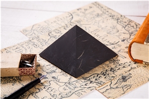 Pyramid Matt Shungite Natural Stone