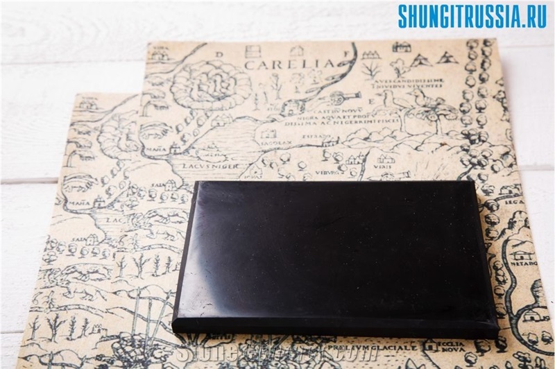 Tile 10*15 Shungite Stone Glossy