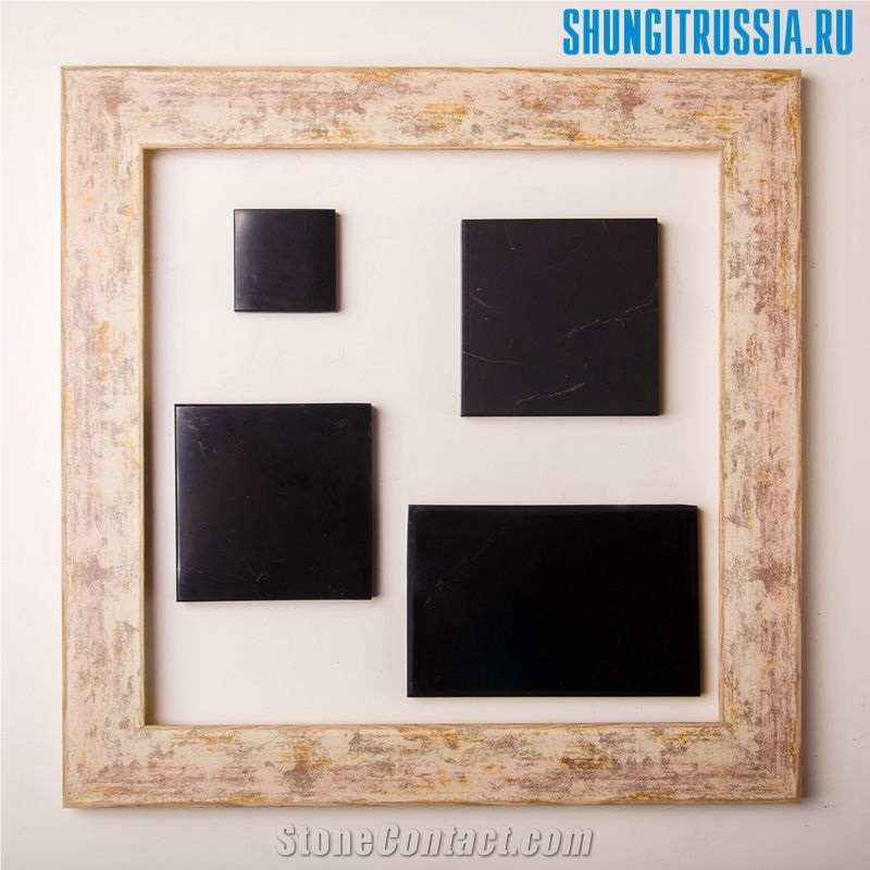 Tile 10*15 Shungite Stone Glossy