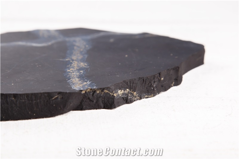 Tile Natural Form Shungite Stone