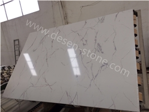 Calacatta White Artificial Marble Stone Slabs&Tile