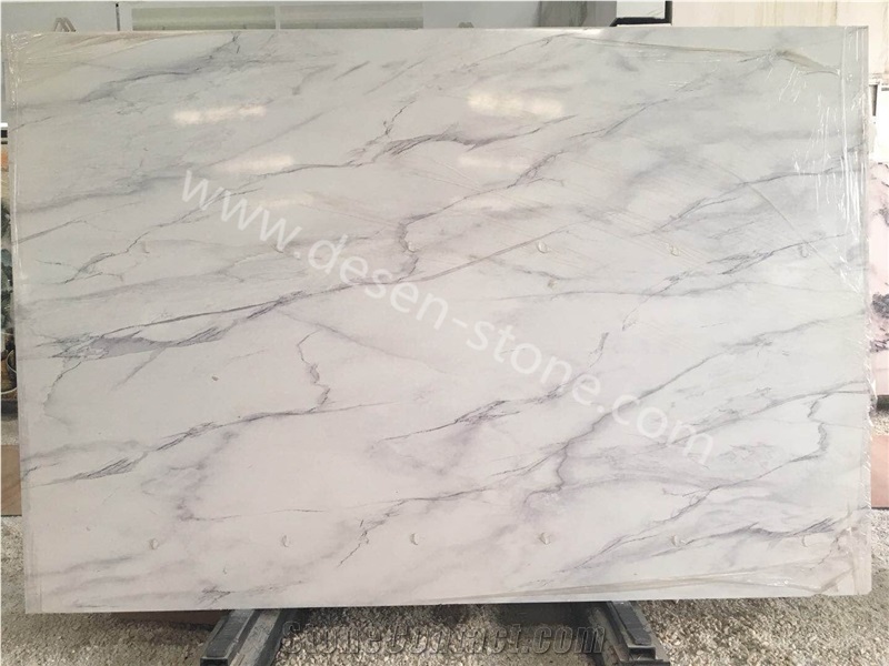 Calacatta White Artificial Marble Stone Slabs&Tile