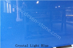 Crystal Blue Quartz Stone Surface, Quartz Stone Slabs&Tiles, Solid Surface Crystal Blue Quartz Stone Surface, Quartz Stone Slabs&Tiles, Solid Surface