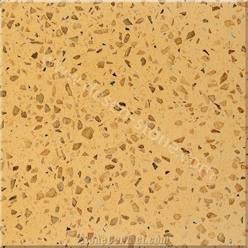 Golden Diamond Artificial Stone Slabs&Tiles, Golden Diamond Artificial Marble, Engineered Stone Solid Surface, Man-Made Stone/Quartz Stone