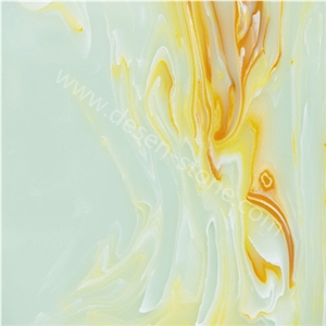 Green Onyx Artificial Stone Slabs&Tiles, Green Artificial Onyx, Engineered Stone Green Onyx Solid Surface