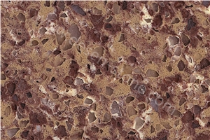 Quartz Stone Slabs&Tiles, Brazil-Feeling Quartz Stone Surface, Brown Quartz Stone Surface, Solid Surface