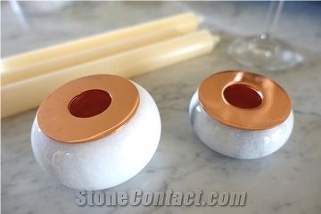 Marble Candle Holder