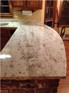Andromeda Gold Granite Kitchen Peninsula Bench Top
