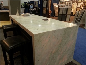 Lady Mint Green Onyx Kitchen Island Countertop