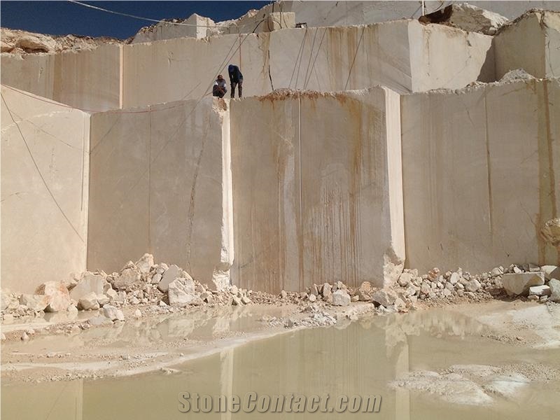 Magnolia Beige Marble Blocks, Crystal Beige Marble, Lotus Beige Marble
