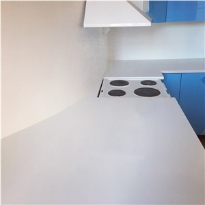 Technistone Crystal Absolute White Kitchen Top