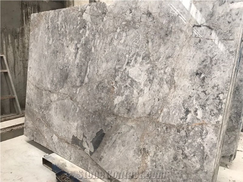 Tundra Grey Marble Slabs & Tiles, Turkey Grey Marble