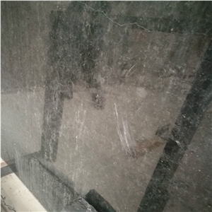 Black Granite with White Veins Block for Factory Direct Sale