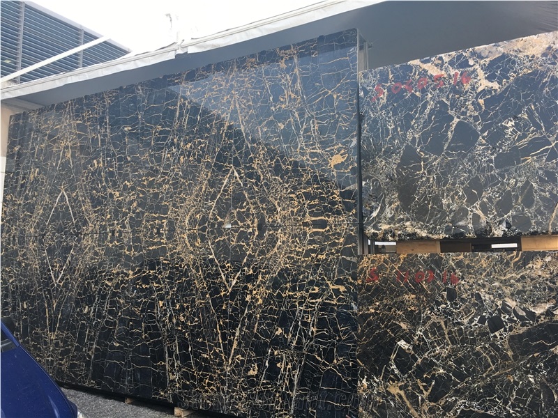 Portoro Gold Marble Blocks