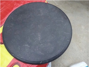 Black Limestone China Blue Limestone, Blue Polished Limestone Flooring Tiles, Flamed Paving Steps Stone