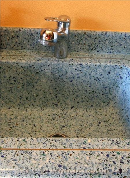 Terrazzo Seamless Sink