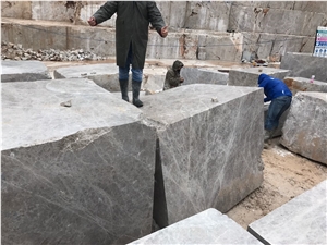 Aqua Silver Marble Block, Turkey Grey Marble