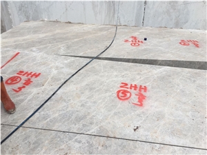 Aqua Silver Marble Block, Turkey Grey Marble