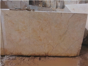 Golden Spider Marble Block, Turkey Beige Marble