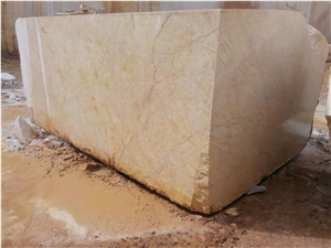 Golden Spider Marble Block, Turkey Beige Marble