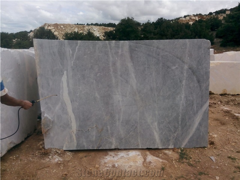 Spider Grey Marble Block, Turkey Grey Marble
