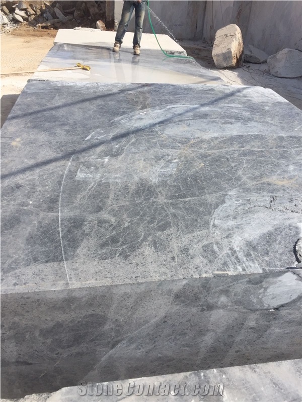 Tundra Grey, Trabella Grey Marble Block
