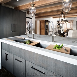 Calacatta Marble Kitchen Countertops