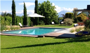 China Black Basalt Flamed Pool Coping