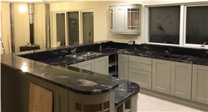 Worktops in Our Titanium Granite