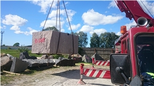 Rot Bohus Skarstad -Bohus Red Granite Blocks