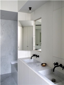 Calacatta Carrara White Marble Bathroom Design Calacatta Carrara White Marble Bathroom Design